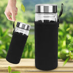 Gugxiom Tea Infuser Bottle, Glass Tea with Infuser(1000ml)