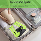 Portable Pull Up Bar For Doorway, Home Gym Equipment, Travel Pull Up Bar, 220lbs Weight Capacity, Chin-Up Core Training
