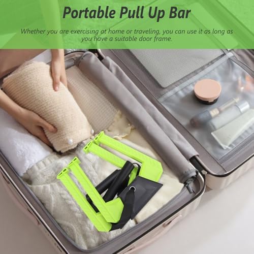 Portable Pull Up Bar For Doorway, Home Gym Equipment, Travel Pull Up Bar, 220lbs Weight Capacity, Chin-Up Core Training