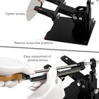 Guided Knife Sharpening System,GEN3 Aluminum Alloy Angle Adjustable Knife Sharpening Kit, with 3 Sharpening Stones(320#, 800#, 2000#), for Kitchen Knives/Outdoor Knives