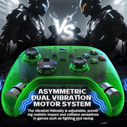 G6 Wireless Gaming Controller with Phone Holder, Green