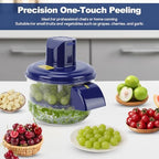 Peeling Machine, Electric Garlic Peeler Machine, Pelador de Frutas Electrico, Cherry Tomato Garlics Peeler Skin Remover Tool, Effortless Peeling for Home Kitchen