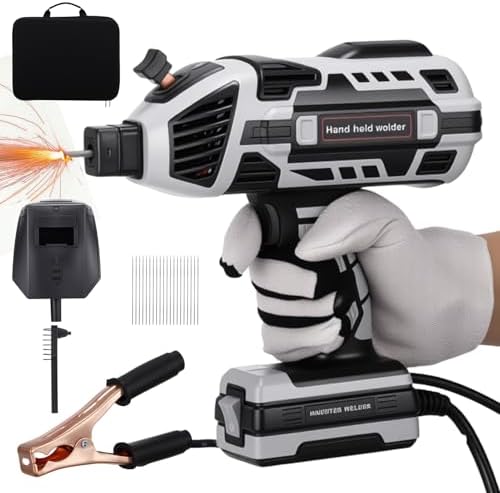 Portable Welding Machine, IGBT Inverter Handheld Welder, Adjustable 20–120A, for 1/16''-1/8'' Welding Rods, Father's Day Gift for Men