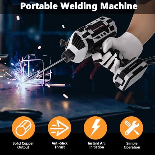 Portable Welding Machine, IGBT Inverter Handheld Welder, Adjustable 20–120A, for 1/16''-1/8'' Welding Rods, Father's Day Gift for Men