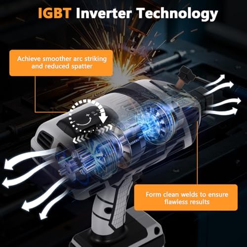 Portable Welding Machine, IGBT Inverter Handheld Welder, Adjustable 20–120A, for 1/16''-1/8'' Welding Rods, Father's Day Gift for Men