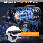 Portable Welding Machine, IGBT Inverter Handheld Welder, Adjustable 20–120A, for 1/16''-1/8'' Welding Rods, Father's Day Gift for Men