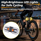 Gugxiom Bike Tail Light with Turn Signals, Waterproof Bike Indicators 5 Mode, USB Rechargeable, Remote Control Split Rear Bicycle Lights for Night Riding Safety Warning