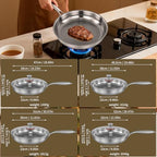Gugxiom 10.2in Titanium Hammered Pan Pro for Cooking (26cm/10.2in)