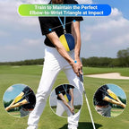 Gugxiom Golf Training Aid Ball, Golf Swing Trainer Ball for Improve Accuracy & Swing Stability, Dual-Color Golf Connection Training Aid Between Arms