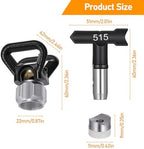 Spray Tips for Airless Sprayer, Airless Sprayer Tips, 8pcs Reversible Spray Tips with 2 Holders, Airless Paint Spray Guns Nozzles Set, 109, 211, 315, 417, 515, 517,623