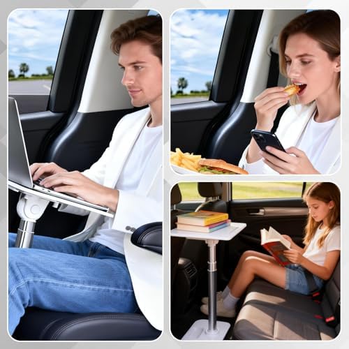 Gugxiom Car Seat Tray Table for Adults/Kids, 13x9.8x21.7in