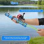 2026 Upgraded Fishing Catapult Rod, Fishing Slingshot, Compact Telescopic Catapult Fishings Rod, Ergonomic Handle