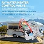 GC10A-4E 92089 RV Water Heater Control Valve, for OEM 93844/93870 93321/92078/93869/92089, Replacement for Atwood 10/6 Gal Water Heaters