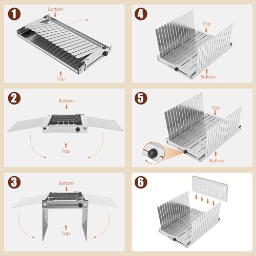Stainless Steel Bread Slicer for Homemade Bread, Adjustable Width 5.5"-8.3" Slicing Guides, Bread Loaf Slicer, for Homemade Bread Bagels Cakes