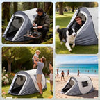 Pop-up Camping Tent, Waterproof Pop Up Tent, Outdoor Tents, Dual-Door Design, for Camping Hiking Traveling