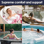 Full Body Bath Pillow for Tub, Thick Luxury Bathtub Cushion