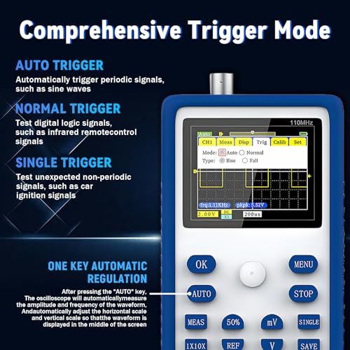 1C15 Handheld Oscilloscope, 110MHz