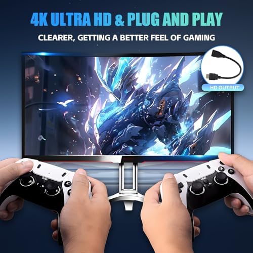 Retro Game Stick 4K,Retro Gaming Console (128G)