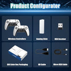 Retro Game Stick 4K,Retro Gaming Console (128G)