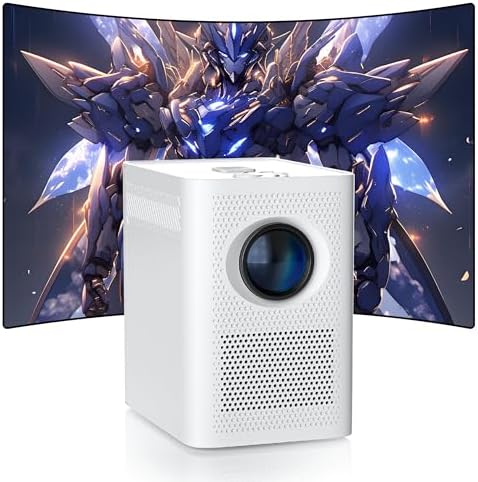 S30 Mini Projector, 720P WiFi, White