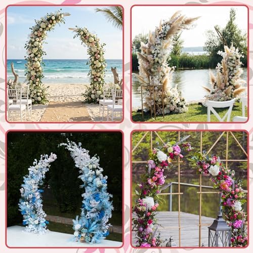 Gold Wedding Flower Arch Stand