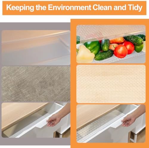 Clear Shelf Liners, Draw Liner for Kitchen Cabinets