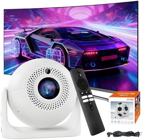 JY-360 Mini Projector, Android 13, 720P