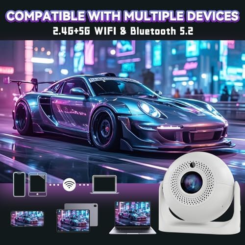 JY-360 Mini Projector, Android 13, 720P