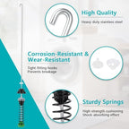 W11130362 4PCS Suspension Rod fit, for Whirlpool Maytag Kenmore Washer, 23.2 Inch, W10594080 W10735786 W10748956 W10780040 W10821710 W10901056