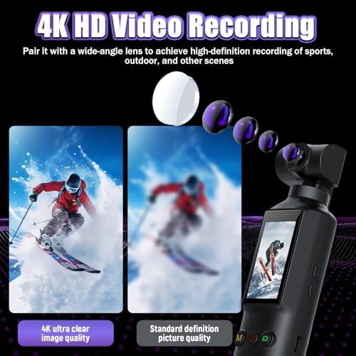 X8 4K Vlogging Camera with WiFi, Black
