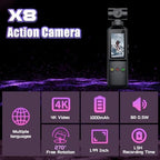 X8 4K Vlogging Camera with WiFi, Black