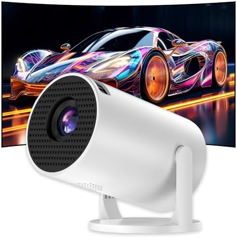 V4 Mini Smart Projector, WiFi, White