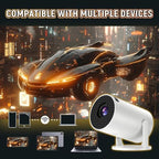 V4 Mini Smart Projector, WiFi, White