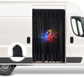 Gugxiom Magnetic Side Sliding Door Van Bug Screen, 59 * 43.3in, for Vans with Magnets for Mercedes Vito, Volkswagen Transporter, Volkswagen California, Ford Transit Custom