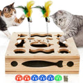 Cat Nail File Scratcher Box with Sandpaper Liner
