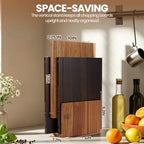 Book Cutting Board Set, Solid Wood Book-Shaped Boards, Labeled Meat & Fish, Cheese & Bread, Fruits & Vegetables, Chopping Board Gift Set for Home Cooks & Kitchen Decor