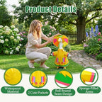 23" Porch Goose Raincoat Outfit Set with Hat & Umbrella