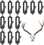 Gugxiom 12 Pcs European Mount Skull Hanger with Mounting Kits, for Indoor Outdoor, Skull Mount for Hanging Deer Antelope Cattle Coyote Mule Elk and Small Hunting Animals