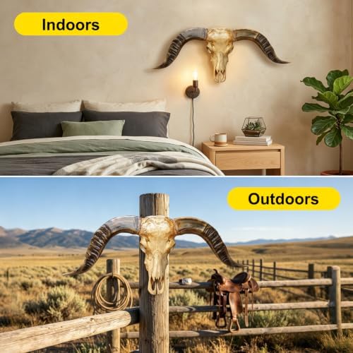 Gugxiom 12 Pcs European Mount Skull Hanger with Mounting Kits, for Indoor Outdoor, Skull Mount for Hanging Deer Antelope Cattle Coyote Mule Elk and Small Hunting Animals