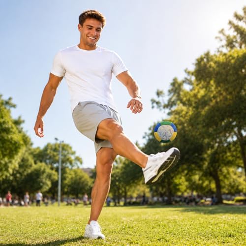 Professional Sand Filled Hacky Ball, Hacky Footbag for Adults, Kick Ball Training Sacks Foot Bags World Soccer Cup Coordination for Outdoor Foot Sports