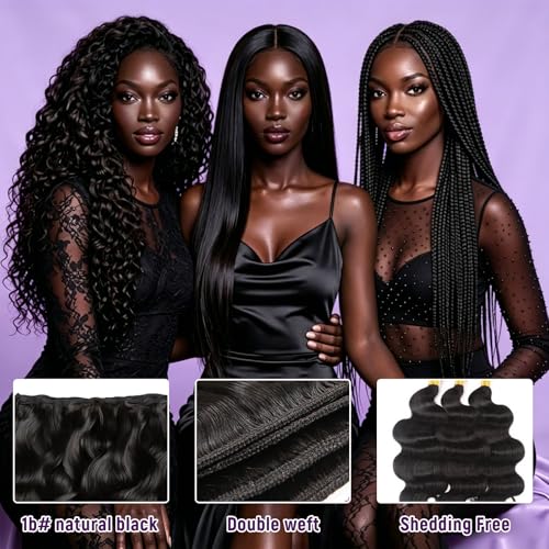 12A Body Wave Human Hair Bundles, 16–20 Inch