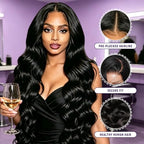 12A Body Wave Human Hair Bundles, 16–20 Inch