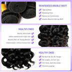 12A Body Wave Human Hair Bundles, 16–20 Inch