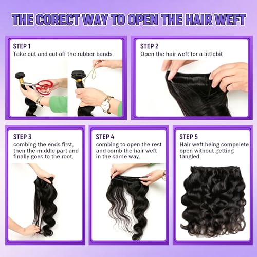 12A Body Wave Human Hair Bundles, 16–20 Inch