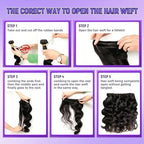 12A Body Wave Human Hair Bundles, 16–20 Inch