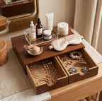 Wooden K Cup Organizer, Countertop Coffee Storage Drawer Organizer