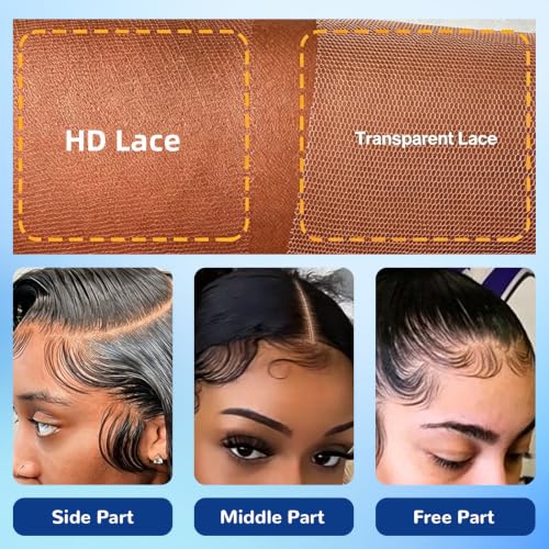 12A Deep Wave Human Hair Bundles with Closure