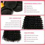 12A Water Wave Human Hair Bundles with Closure