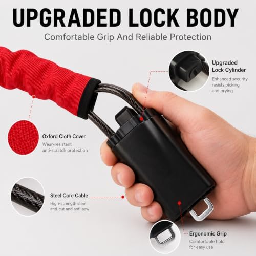 2 Pack Steering Wheel & Seat Belt Anti‑Theft Lock, Vehicle Security Lock