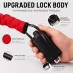 2 Pack Steering Wheel & Seat Belt Anti‑Theft Lock, Vehicle Security Lock